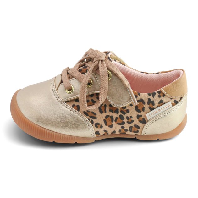 Leopard Print Sneakers for First Walkers Livie Luca