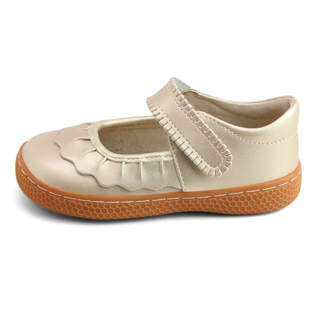 Champagne mary discount jane shoes