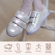 RAKE ECO UV Print Sneaker | Metallic Bunny Unicorn