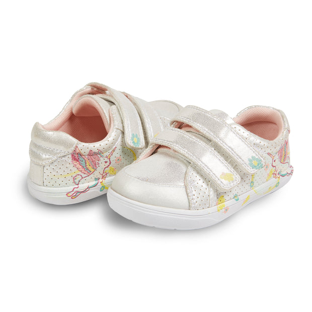 RAKE ECO UV Print Sneaker | Metallic Bunny Unicorn