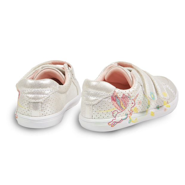 RAKE ECO UV Print Sneaker | Metallic Bunny Unicorn