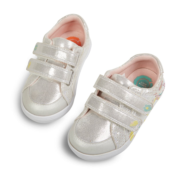 RAKE ECO UV Print Sneaker | Metallic Bunny Unicorn