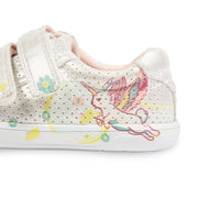RAKE ECO UV Print Sneaker | Metallic Bunny Unicorn