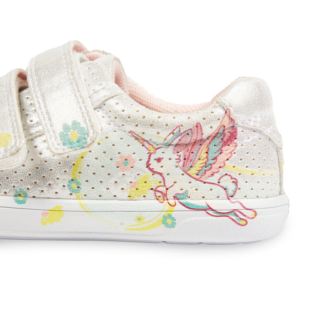 RAKE ECO UV Print Sneaker | Metallic Bunny Unicorn