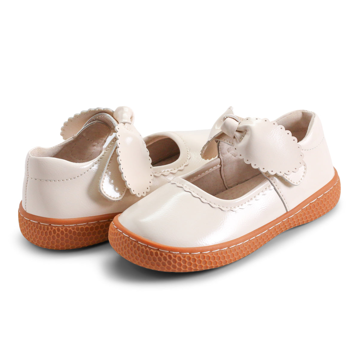 Pediped Originals Isabella Mary Jane Infant Shoes - Soft Sole, Leather, Velcro Strap (Chocolate Brown)