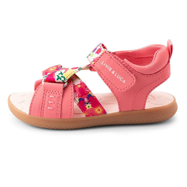 ZIGGY Sandal | Pink Rose Floral Print