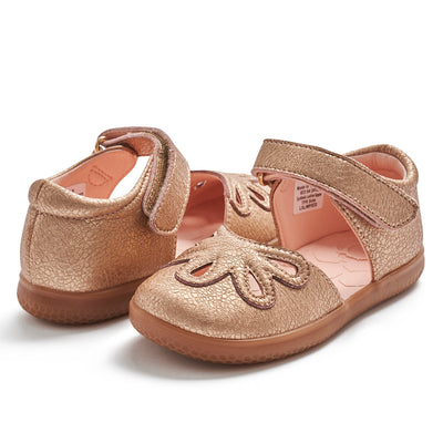 PETAL 2.0 DEW DROP Sandal Mary Jane | Rose Gold