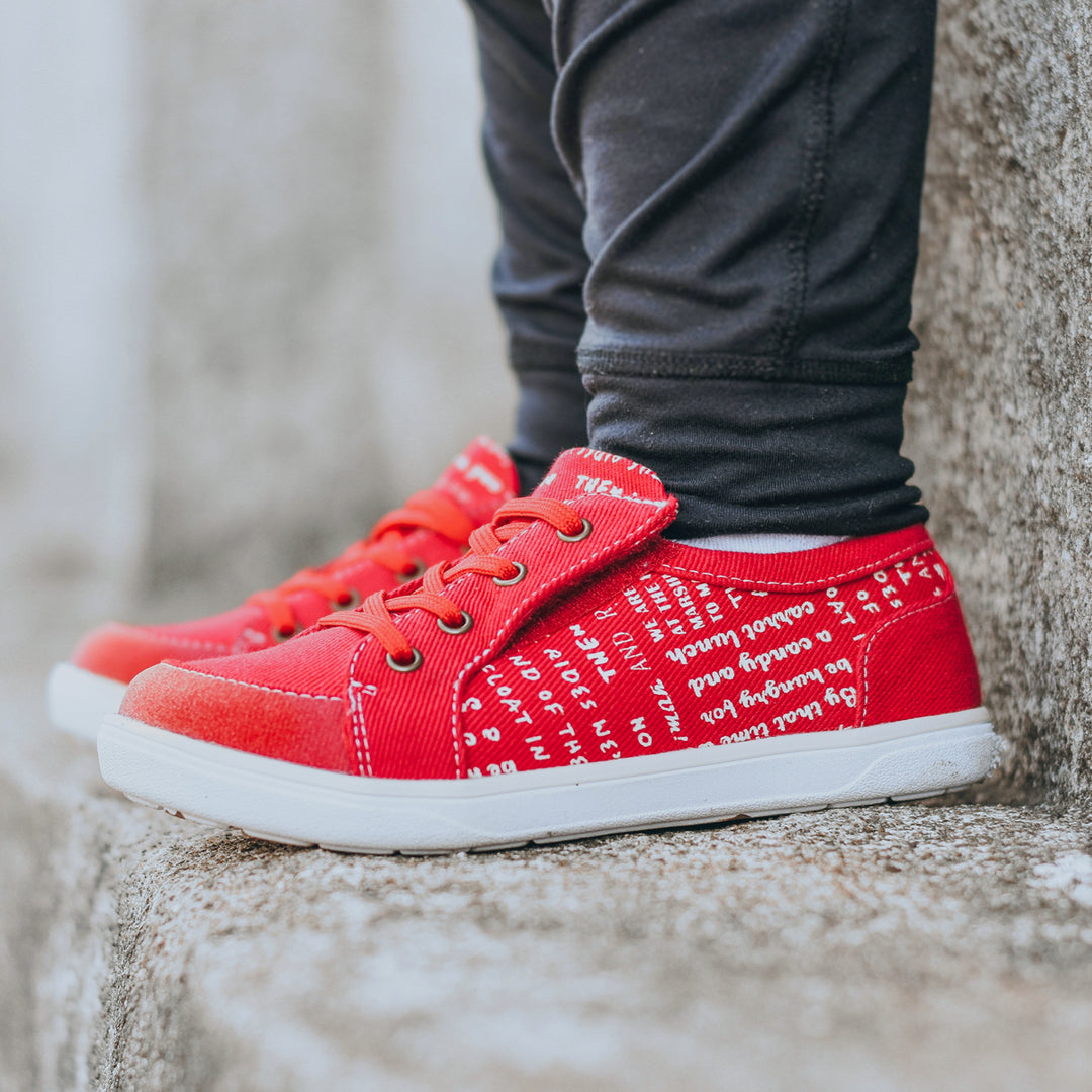 Red Sneakers for Girls and Boys Toddler and Youth Livie Luca