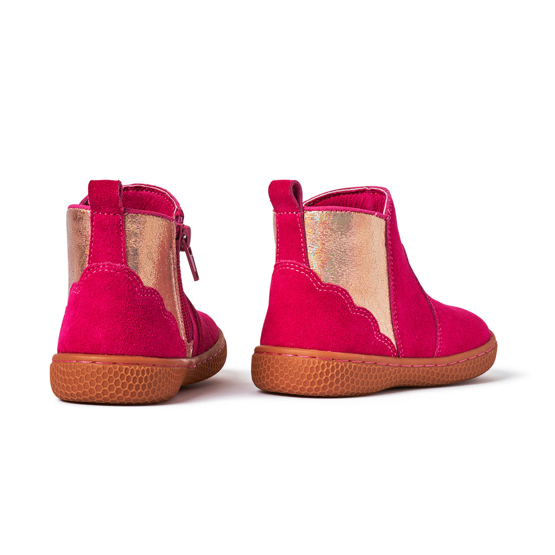Livie Luca Girls Spark Ankle Boot in Magenta Size 6